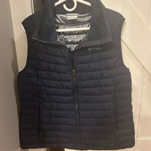 Columbia Dark Blue Quilted Vest